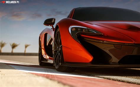 Mclaren P1 Red Wallpaper Hd Wallpaper Background