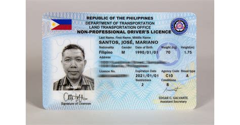 Philippines Drivers License Template Psd Updated 2022
