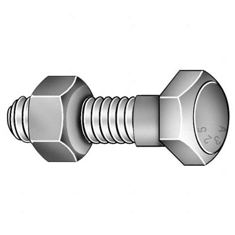 Grainger Approved Structural Bolt With Nut Structural Bolt With Nut