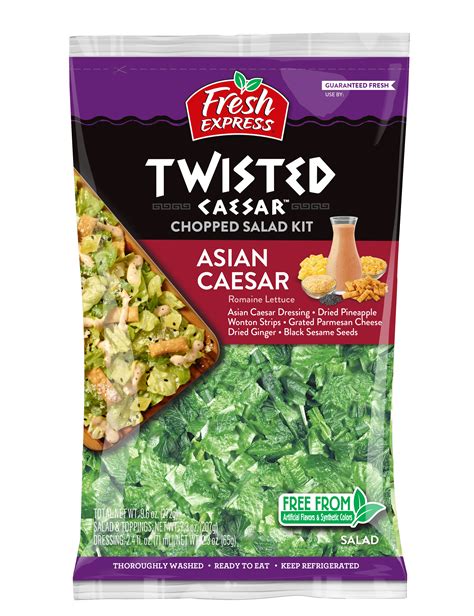 Twisted Caesar Asian Caesar Chopped Salad Kit Fresh Express