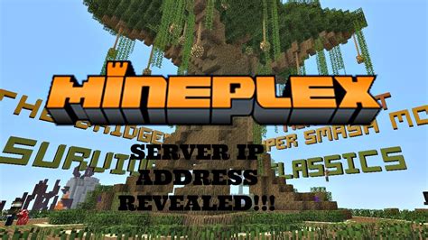 Hypixel server ip for minecraft server, what is ip address for join the hypixel network! Minecraft Mineplex Server IP Address - YouTube