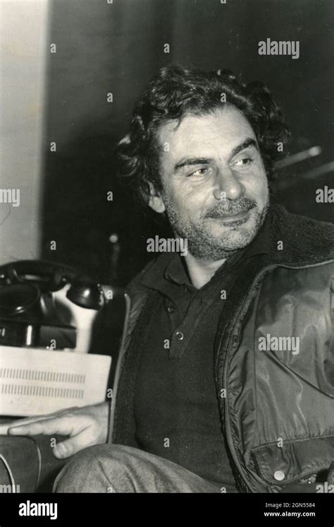 Italian Actor Gian Maria Volonté 1980s Stock Photo Alamy
