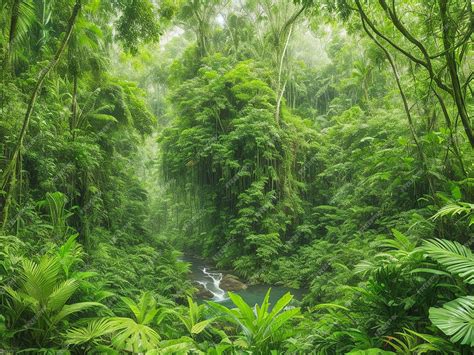 Premium Ai Image Deep Tropical Jungles Of Southeast Asia In August