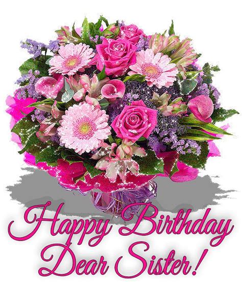 See more ideas about happy birthday sister, birthday wishes for sister, sister birthday quotes. Happy Birthday Sister GIFs. Birthday Cards For Your Dear ...