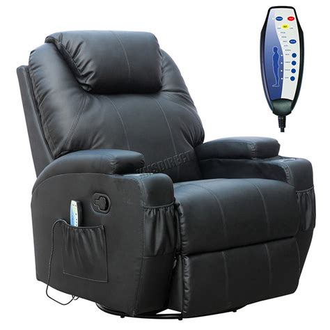 westwood bonded leather massage recliner chair cinema sofa armchair swivel heat ebay