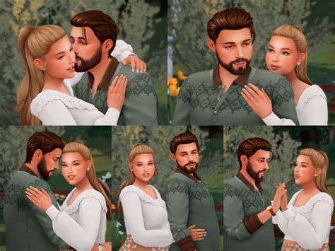 Curvy Couples Pose Pack The Sims 4 Download Simsfinds