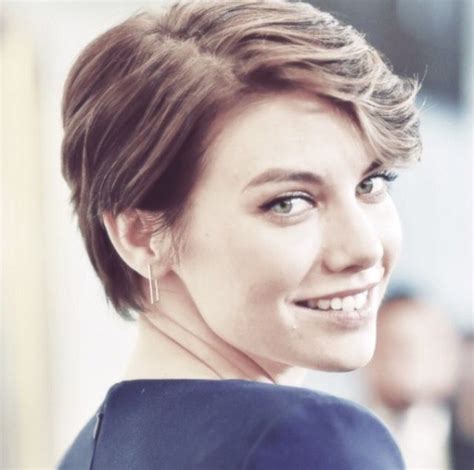 Lauren Cohan S Adorable Short Haircut Short Hair Styles Hairstyle Hair Cuts