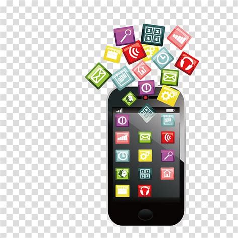 A cell phone is an adaptable gadget of this time. Smartphone Mobile app Application software Icon, Phone ...