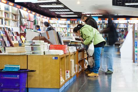 Customers Buying Books In The Bookstore Editorial Photo Image Of