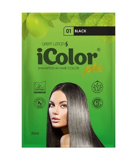 Icolor Organic Hair Dye Shampoo 25ml Black Watsons Philippines