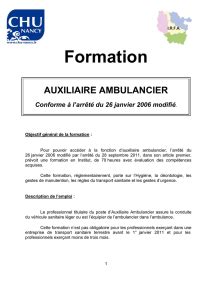 Lettre de souhait formation ambulancier : Lettre De Souhait Formation Ambulancier : La formation ...