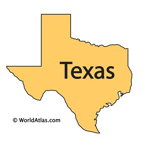 Texas Maps & Facts - World Atlas