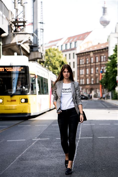Slim Fit Jeans Casual Chic Styled Fashionblog Berlin
