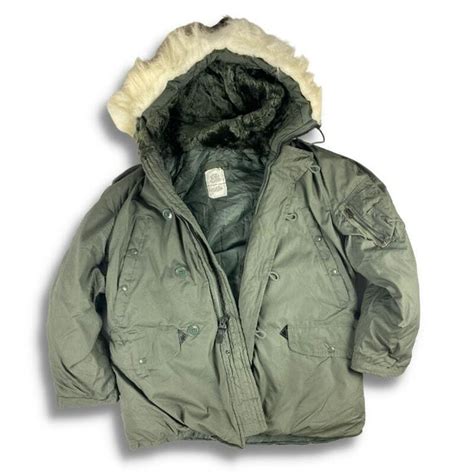 N 3b Military Issue Snorkel Extreme Cold Weather Parka Used Military