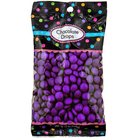 Purple Chocolate Drops 350pc Party City