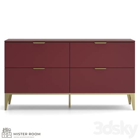 Om Mister Room Chest Of Drawers Diamond Dm07 Sideboard And Chest Of Drawer 3d Model
