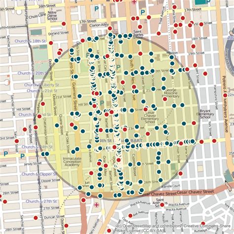 San Francisco Map Mission District