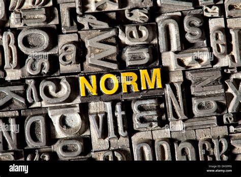 The Norm Hi Res Stock Photography And Images Alamy
