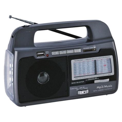Shop Supersonic 9 Band Amfmsw1 7 Portable Radio Free Shipping On