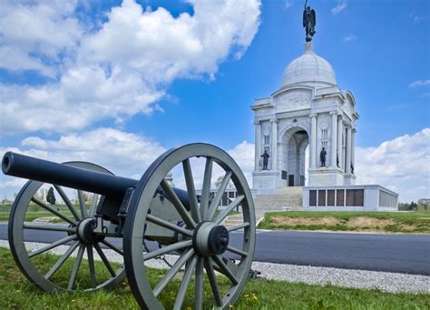 Gettysburg Pennsylvania Top Area Attractions And Historic Landmarks