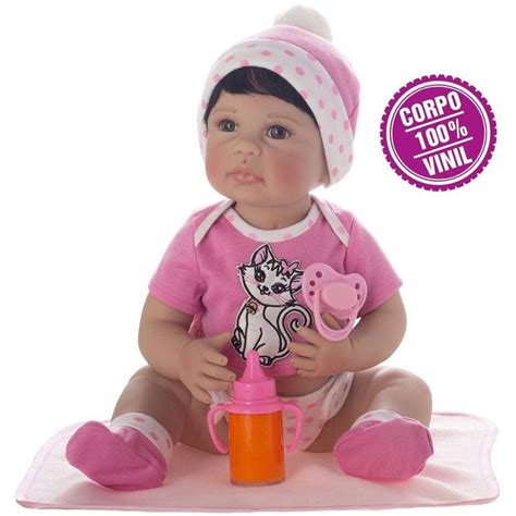 Boneca Laura Doll Newborn Iolanda Shiny Toys