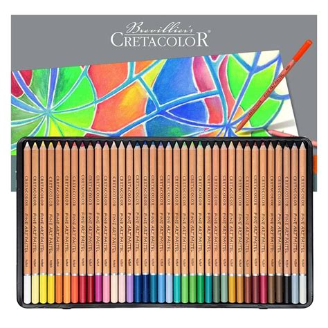 Cretacolor Fine Art Pastel Pencil Set Of 36 Assorted Colors Jerrys
