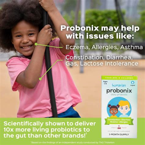 Buy Probonix Kids Probiotic For Toddlers And Children Organic Non Gmo