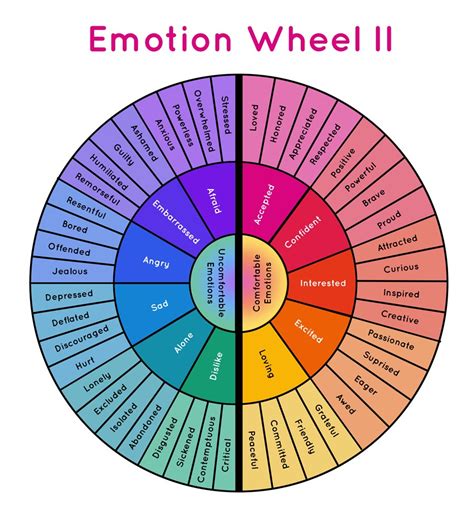 Human Emotion Wheel