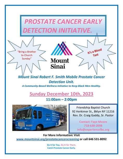 Dec Bring A Brother To Church Sunday For Free Prostate Screening Bed Stuy Ny Patch