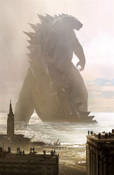 Rare Godzilla 2014 Concept Art Revealed Godzilla