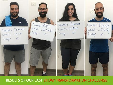 Results Of Our 21 Day Transformation Challenge Healthy Lifestyle