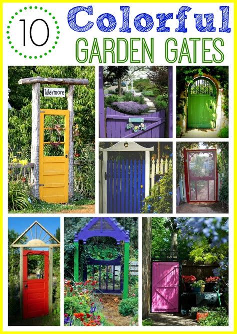 Huge sale on gates wrought iron now on. Colorful Garden Gates - A Cultivated Nest