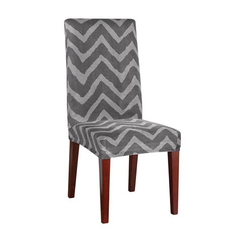 Sure Fit Stretch Chevron Dining Chair Slipcover And Reviews Wayfair