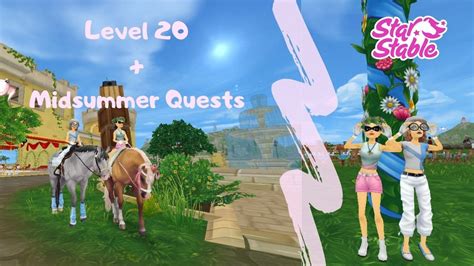 Level 20 Midsummer Quests Starstable Online Youtube