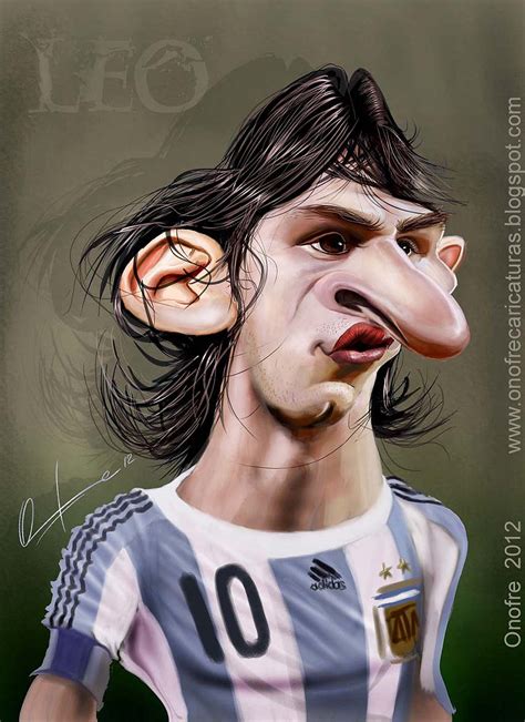 Caricatura De Leo Messi Risa Sin M S