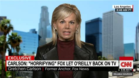 Gretchen Carlson Condemns Fox News For Resigning Bill Oreilly After He