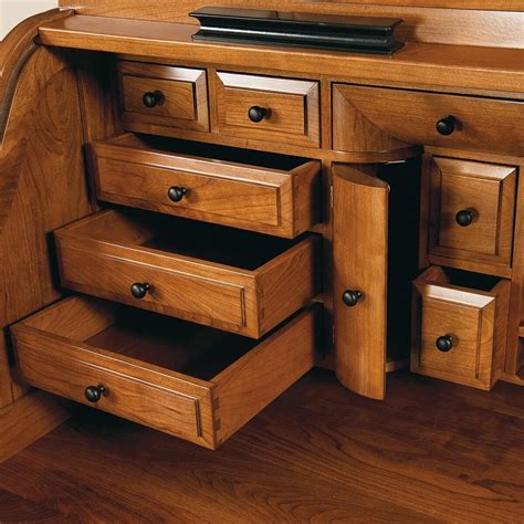 Librarians Roll Top Desk With Hutch Countryside Amish Furniture