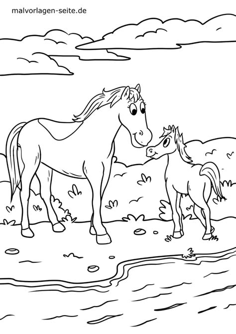 Kostenlose pferde ausmalbilder von momjunction. Ausmalbilder Pferde und Reiten kostenlos drucken und ausmalen