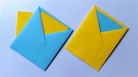 Super Fast Folded 3 Pocket Page Envelopes Making Easy Paper Envelope