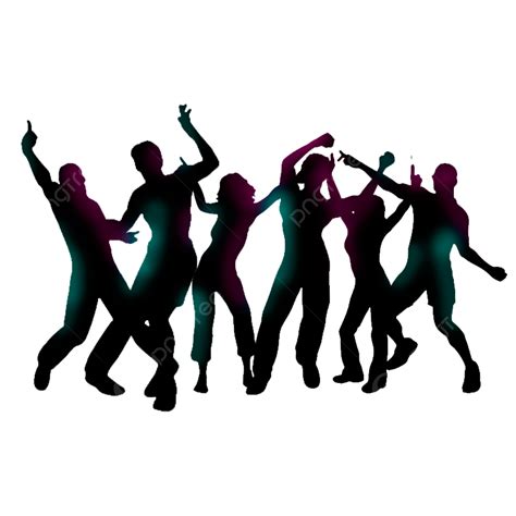 2 People Dancing Silhouette Png Free Silhouettes Of Many People