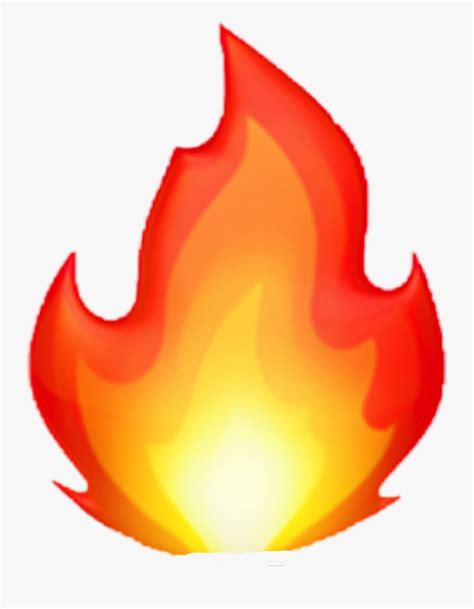 Flame Clipart Emoji Iphone Fire Emoji Png Free Transparent Clipart