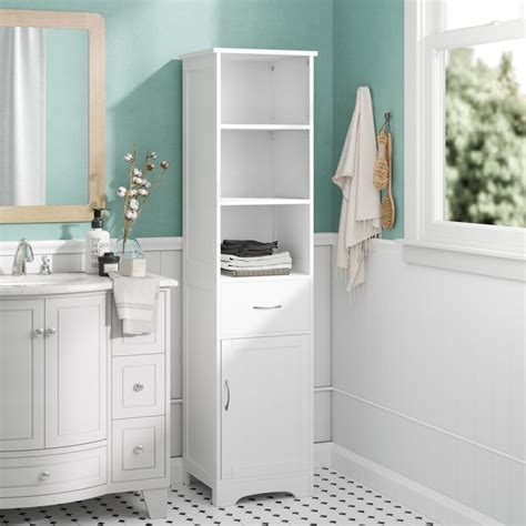 Furnishing your bathroom with storage furniture and the right lighting is essential for functional and style reasons because, along with the bathroom fixtures, the furniture and the lighting give a touch. All Home 40 x 160cm Free Standing Tall Bathroom Cabinet ...