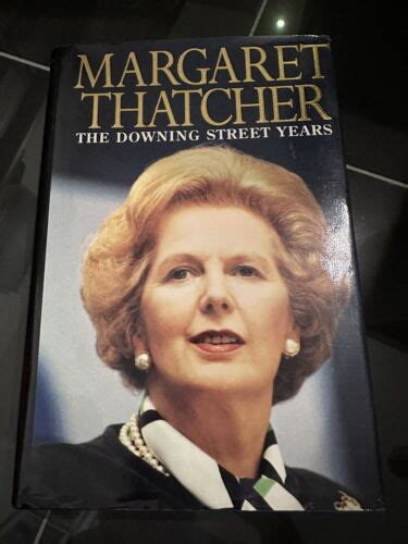 margaret thatcher signed autographed book the downing street years ebay