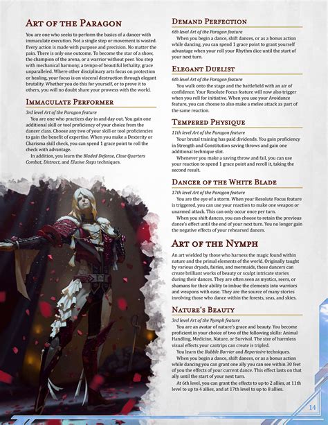 The Dancer - Shepherd Allies and Bewilder Foes using Martial and
