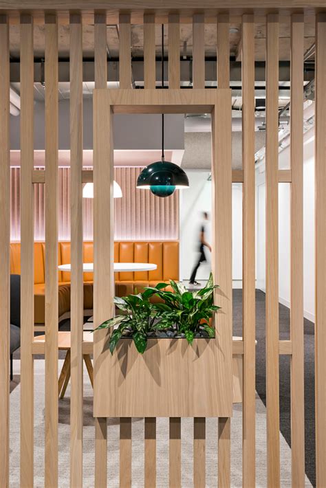 Zendesk Office By Gensler Office Snapshots Wood Partition Partition