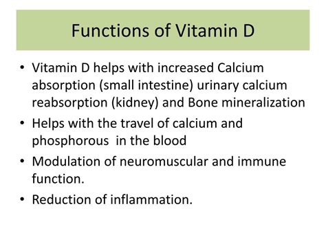 Ppt Vitamin D Presentation By Powerpoint Presentation Free Download