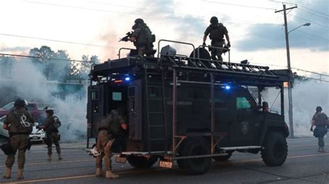 Ferguson Polices Show Of Force Highlights Militarization Of Americas