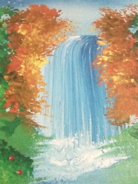 Waterfall Painting Art Artist