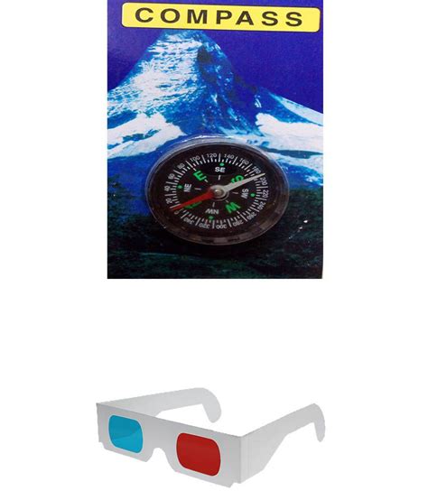 Hrinkar Magnetic Compass Anaglyph 3d Glasses Paper Buy Online At