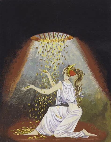Danae Impregnated By Zeus Original By Janet And Anne Grahame Johnstone At The Illustration Art